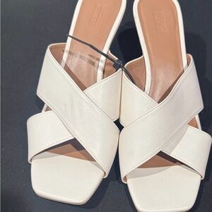 Nordstrom Ivory Women's Mules
